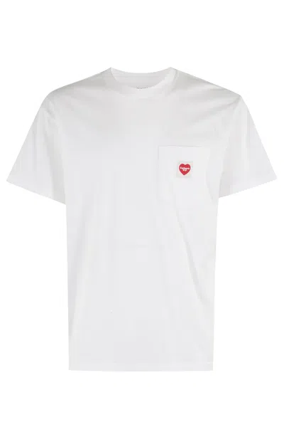 Carhartt White Crewneck Logo T-shirt