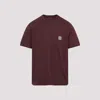 Carhartt Pocket Chest Crew Neck T-shirt In Burgundy
