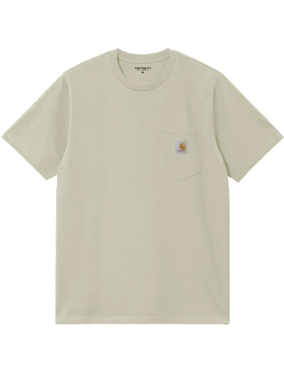 Carhartt S/s Pocket T-shirt In Neutral