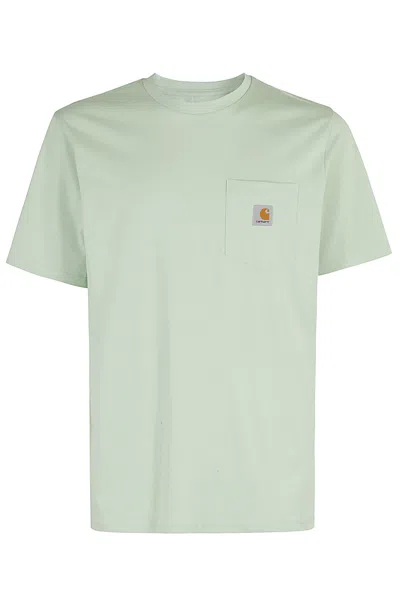 Carhartt Wip Pocket Cotton T-shirt In Green