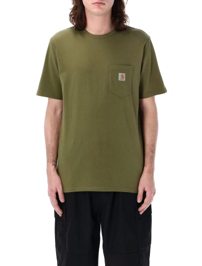 Carhartt Pocket T-shirt In Green