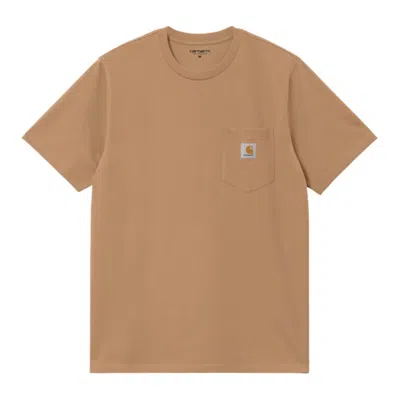 Carhartt S/s Pocket T-shirt In Gold