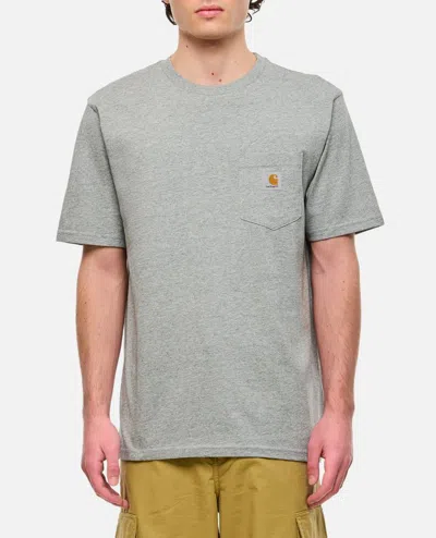 Carhartt S/s Pocket T-shirt In Grey