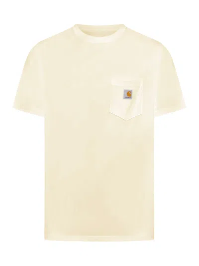 Carhartt S/s Pocket T-shirt In Nude & Neutrals