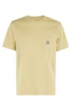 Carhartt Ss Pocket Tshirt In Yellow