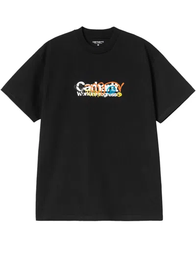 Carhartt S/s  Primary T-shirt In Black