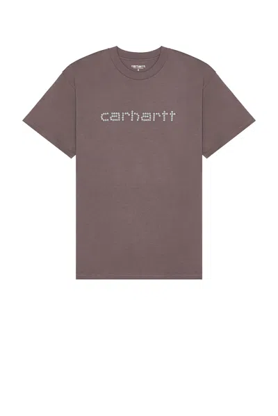 Carhartt S/s Rivet Script T-shirt In Manta