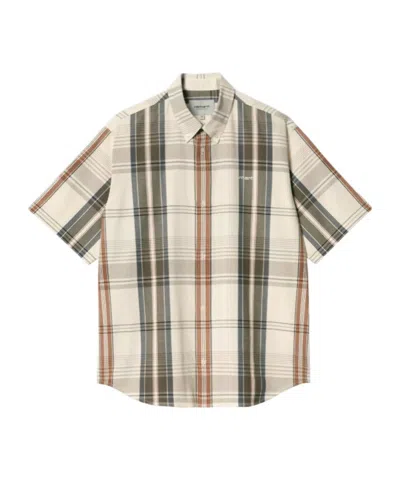 Carhartt Ss Roslin Shirt In Nude