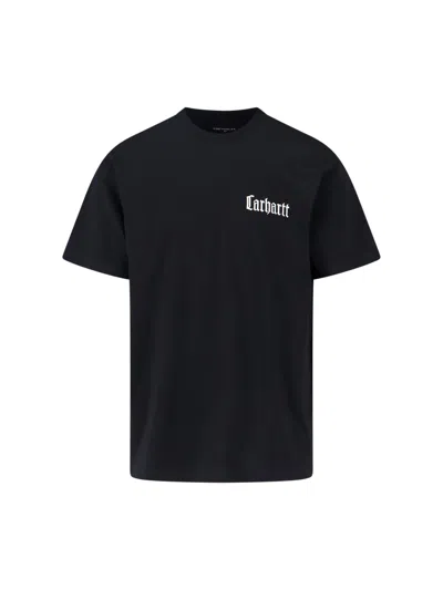 Carhartt S/s Schooling T-shirt In Black