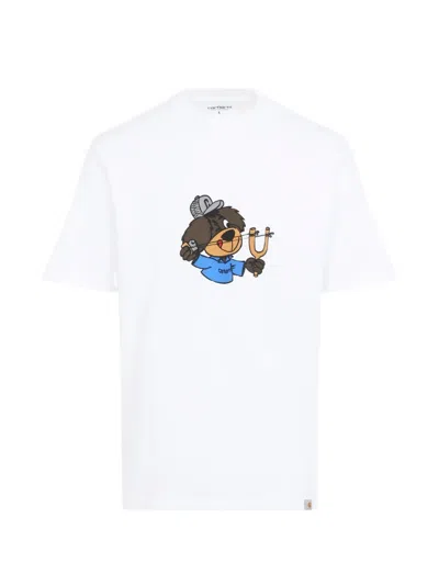 Carhartt Slingshop Printed T-shirt In White