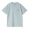 Carhartt Vista Logo Jersey T-shirt In Light Blue