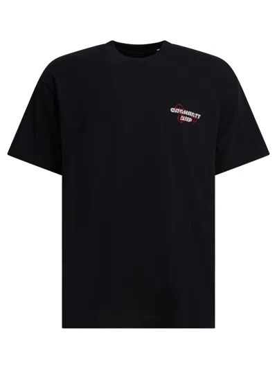 Carhartt Work In Progress Wiptopia Organic Cotton Graphic T-shirt In Black
