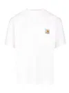 Carhartt T-shirt With Applied Pocket In White