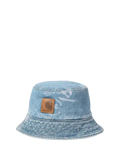 Carhartt Stamp Bucket Hat In Blue