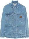 Carhartt Wip Stamp Denim Jacket In Blue