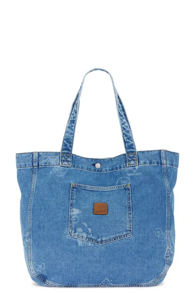 Carhartt Stamp Tote Bag In Blue