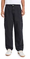 Carhartt Pants & Shorts In Black (stone Dyed)
