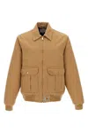 Carhartt Quilted Stanton Cotton Jacket In Brown