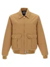 Carhartt Quilted Stanton Cotton Jacket In Brown
