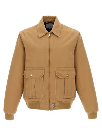 CARHARTT STANTON PUFFER JACKETS BROWN