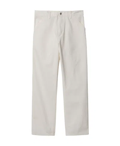 Carhartt Single Knee Pant Sonyc Silver In Cotton In Grey