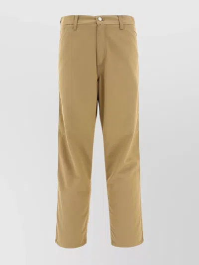 CARHARTT STRAIGHT-CUT TROUSERS WITH FRONT AND BACK POCKETS