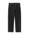 Carhartt Single Knee Pant Back Pockets In Black