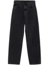 Carhartt Five-pocket Trousers Featuring Belt Loops Design In Black