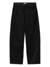 Carhartt Straight-leg Denim Jeans In Black