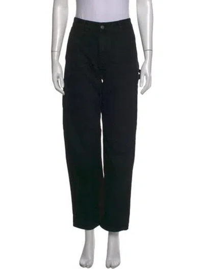 Pre-owned Carhartt Straight Leg Pants In Black