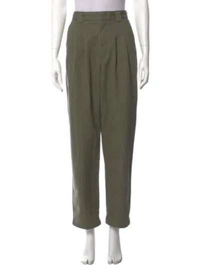 Pre-owned Carhartt Straight Leg Pants In Green