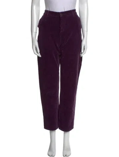 Pre-owned Carhartt Straight Leg Pants In Purple