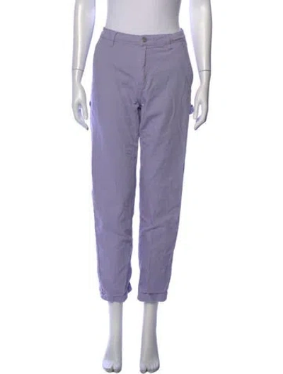 Pre-owned Carhartt Straight Leg Pants In Purple