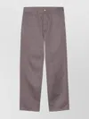 Carhartt Pants With Belt Loops And Pockets In Brown