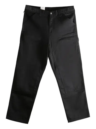 Carhartt Straight-leg Trousers In Black