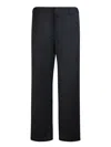 Carhartt Straight-leg Pants With Logo Patch In Black