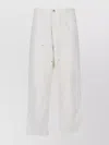 Carhartt Straight Leg Trousers Pockets Loops In White