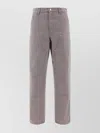 Carhartt Straight Leg Trousers With Belt Loops And Multiple Pockets