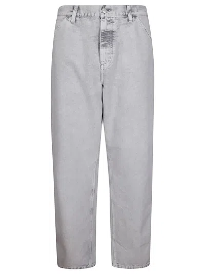 Carhartt Straight-leg Work Trousers In Gray