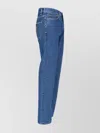Carhartt Straight Stitched Belt Loop Trousers In Blue