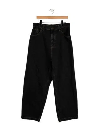 Pre-owned Carhartt Straight-leg Jeans In Black