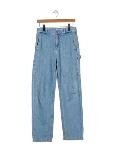 Pre-owned Carhartt Straight-leg Jeans In Blue