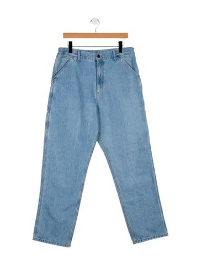 Pre-owned Carhartt Straight-leg Jeans In Blue