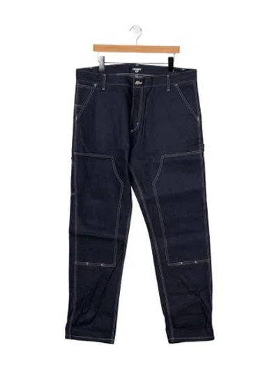 Pre-owned Carhartt Straight-leg Jeans In Blue