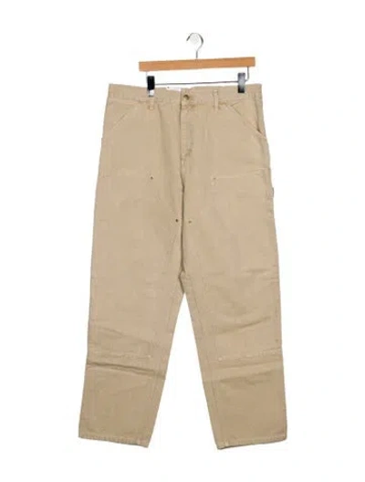 Pre-owned Carhartt Straight-leg Jeans W/ Tags In Neutral