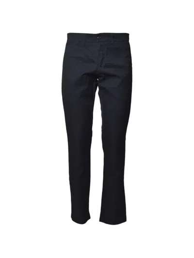 Carhartt Straight-leg Trousers In Black