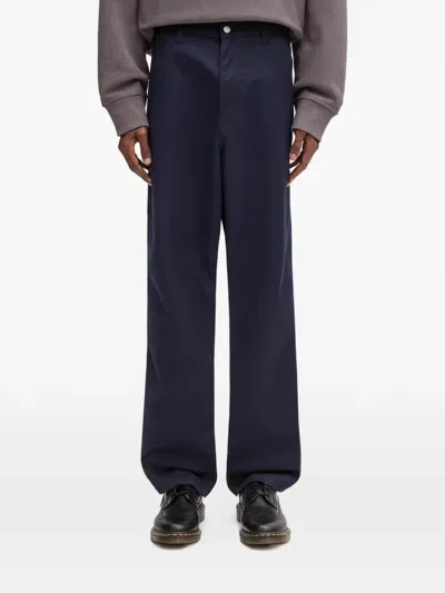 Carhartt Straight-leg Trousers In Blue