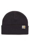 Carhartt Stratus Beanie In Dark Navy