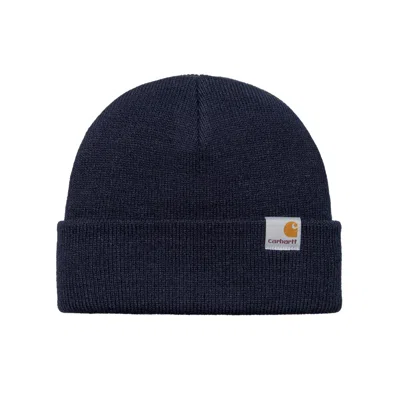 Carhartt Stratus Hat Low Dark Navy In Yellow