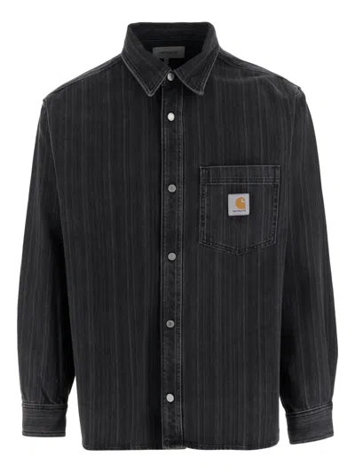 CARHARTT STRIPE-POCKET COTTON SHIRT